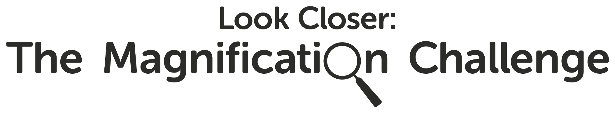 the magnification challenge logo H 01 the magnification challenge logo H 01